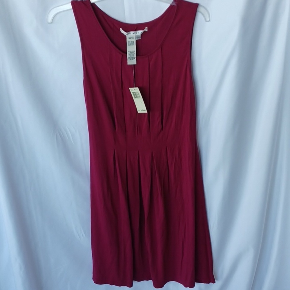 NWT! Max Studio Sleeveless Dress, Raspberry